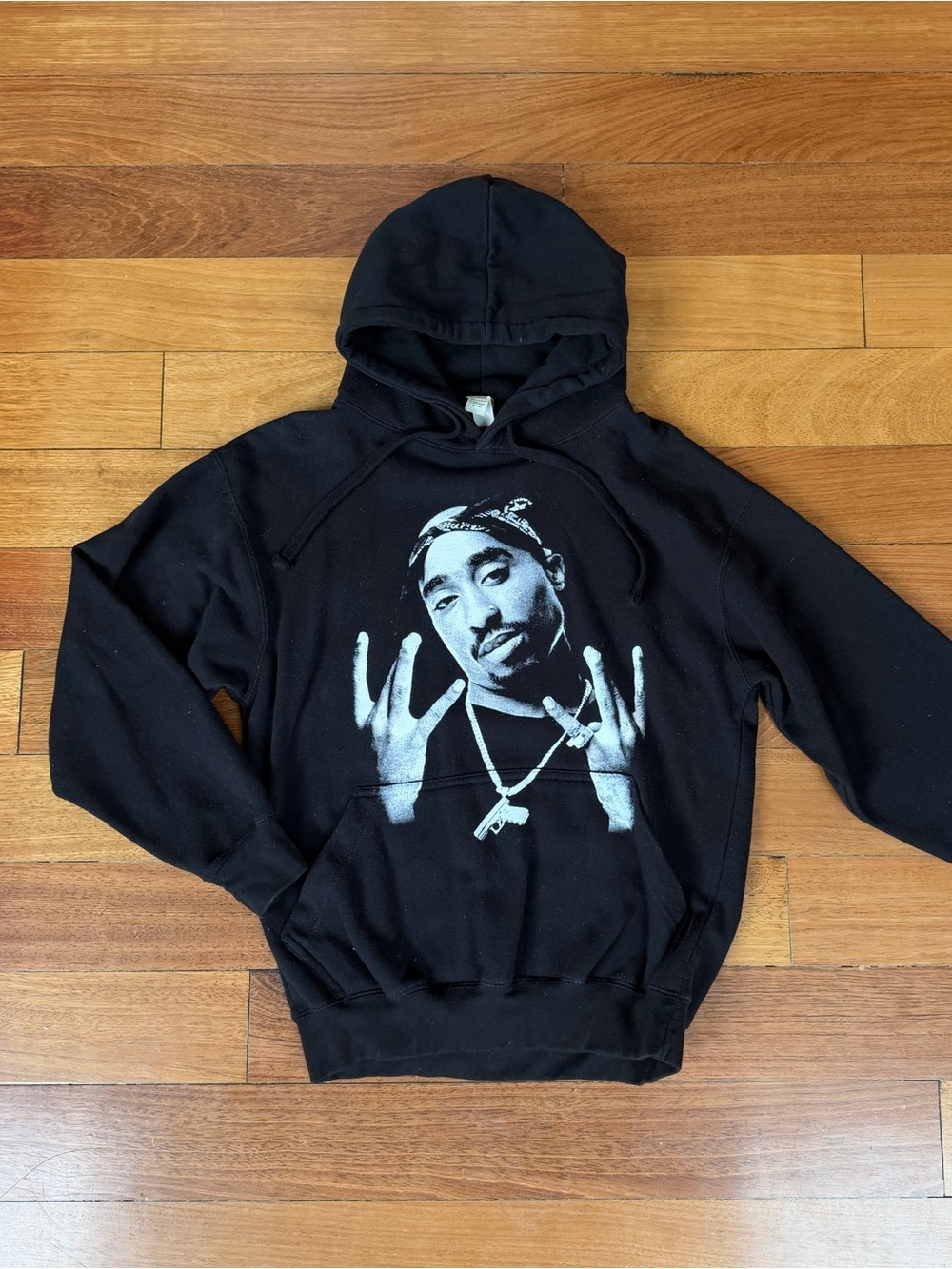 Tupac Shakur Graphic Hoodie - Small